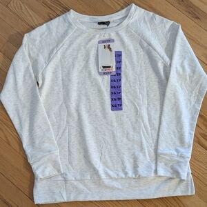 32 Degrees Gray 3/4 Sleeve Relaxed Sweatshirt